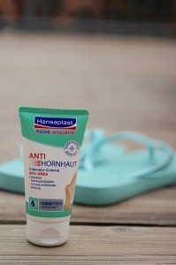 Hansaplast Anti Hornhaut Creme für gepflegte Füße ohne Hornhaut.