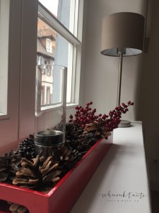 Weihnachtsdeko im neuen Zuhause in Karlsruhe.