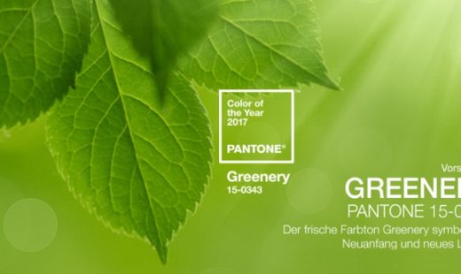 Greenery – Pantone Farbe des Jahres 2017