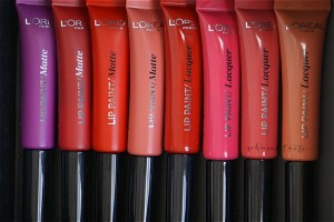 Lippenprodukte mit mattem und ultra glänzenden Finish aus dem Infaillable Look von L'Oreal.