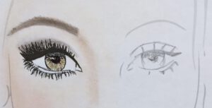 Schminktipps für Brillenträger. Mandelförmiges Auge und kurzsichtig. So schminkst Du mit Brille. Schminktante, Anja Frankenhäuser, Beautyblog, Make up Tipps