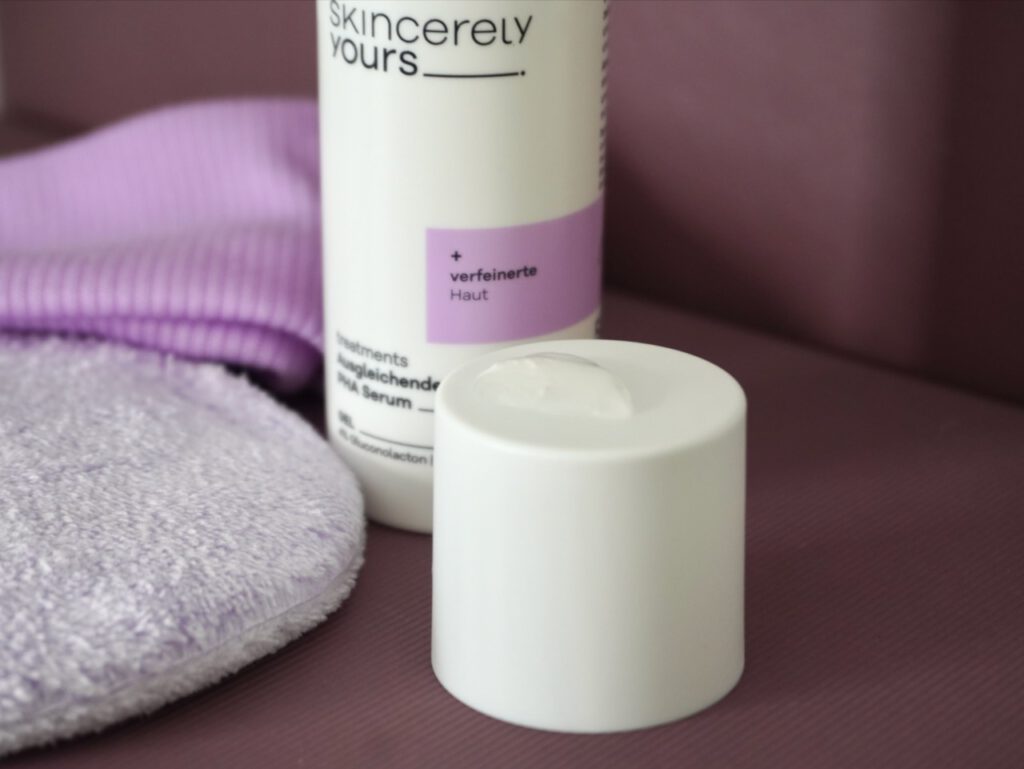 Das neue sanfte, ausgleichende PHA Serum von Skincerely yours im Test von Schminktante Anja Frankenhäuser