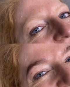 Die Schminktante testet den Trend Browlifting und berichtet über ihre Erfahrung. Anja Frankenhäuser, Brows, Augenbrauen, Browlift, Eleven Beauty Berlin, Cindy Kaczmarczyk