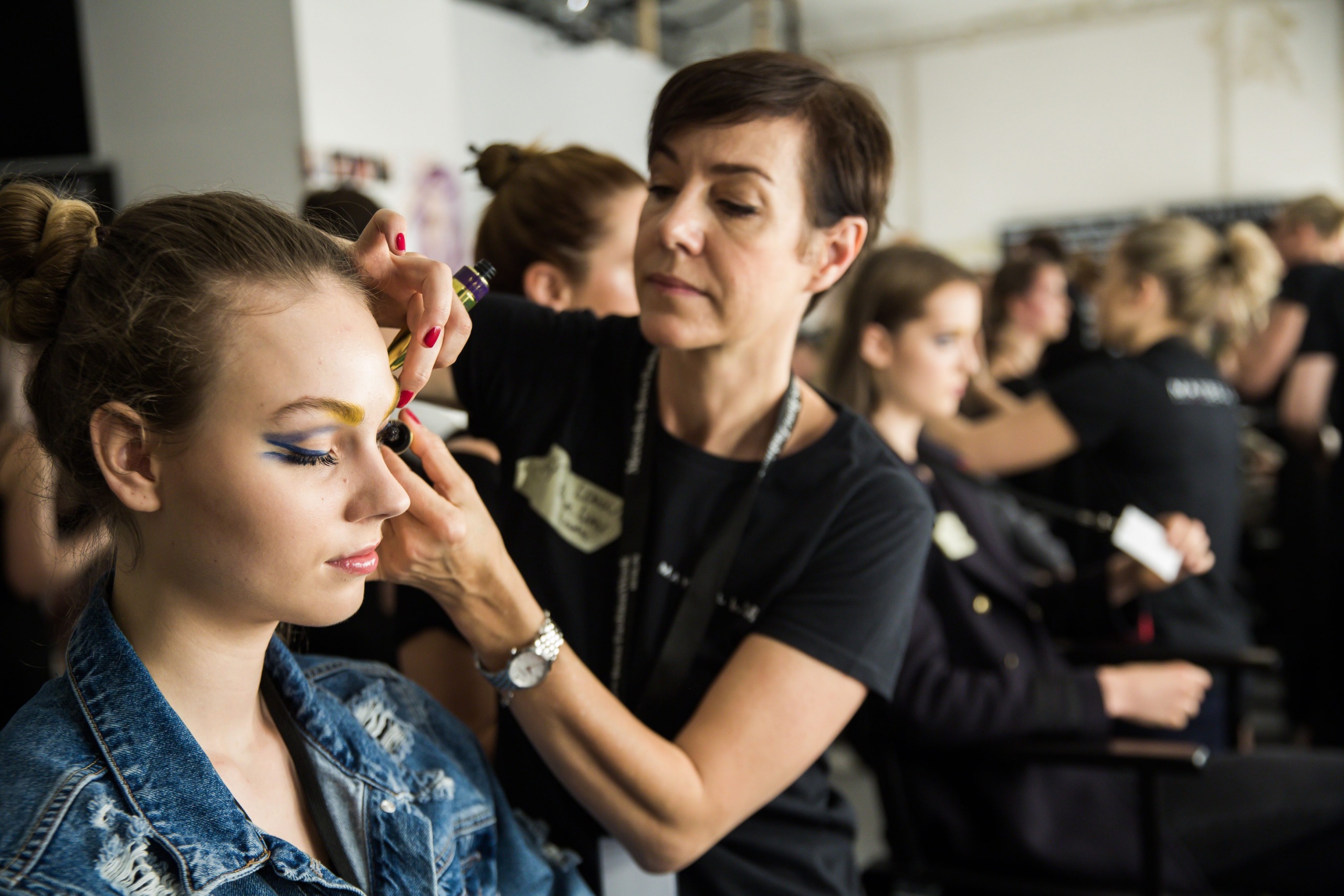 Backstage Berlin Fashion Week S/S 2018 - im Kaufhaus Jandorf in Berlin am 07.07.2017